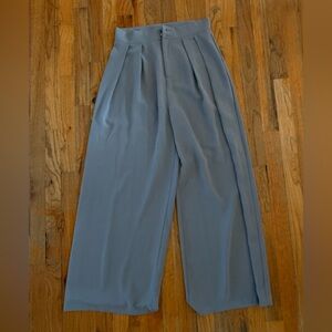 NWOT! SHEIN Slate Blue High-Rise Wide Leg Pants Large Petite